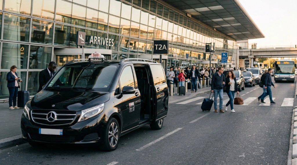 Transfert taxi aéroport Paris — CDG et Orly 24h/24